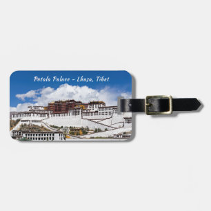Palast von Potala in Lhasa - Tibet Gepäckanhänger