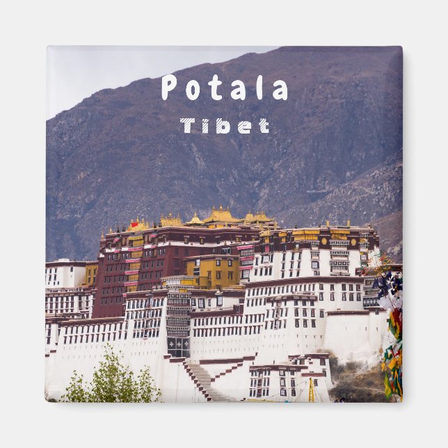 Palast von Potala in Lhasa - Tibet Magnet (Vorne)