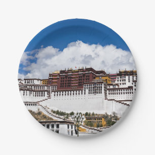 Palast von Potala in Lhasa - Tibet Pappteller