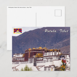 Palast von Potala in Lhasa - Tibet Postkarte