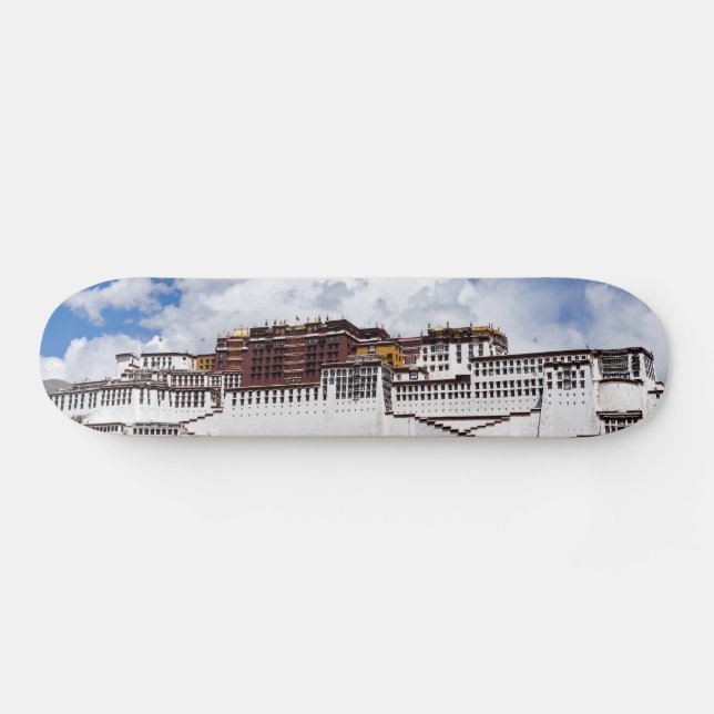 Palast von Potala in Lhasa - Tibet Skateboard (Horizontal)