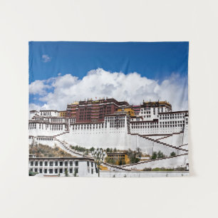 Palast von Potala in Lhasa - Tibet Wandteppich