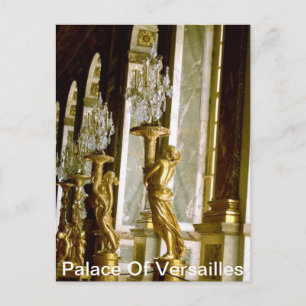 Palast von Versailles Saal der Spiegel Goldene Sta Postkarte
