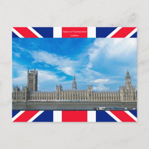 Palast Westminster Feiertagspostkarte