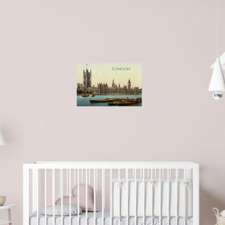 Palast Westminster in London Poster