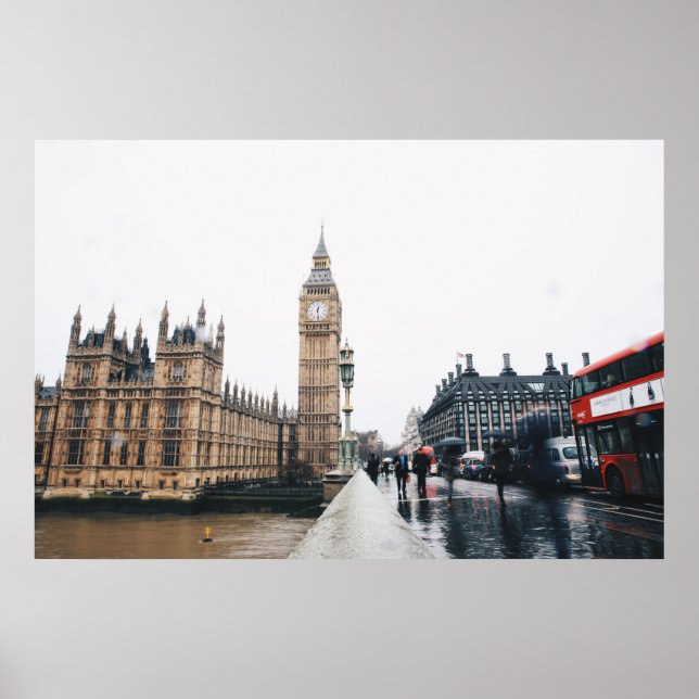 Palast Westminster, London, Vereinigtes Königreich Poster (Vorne)
