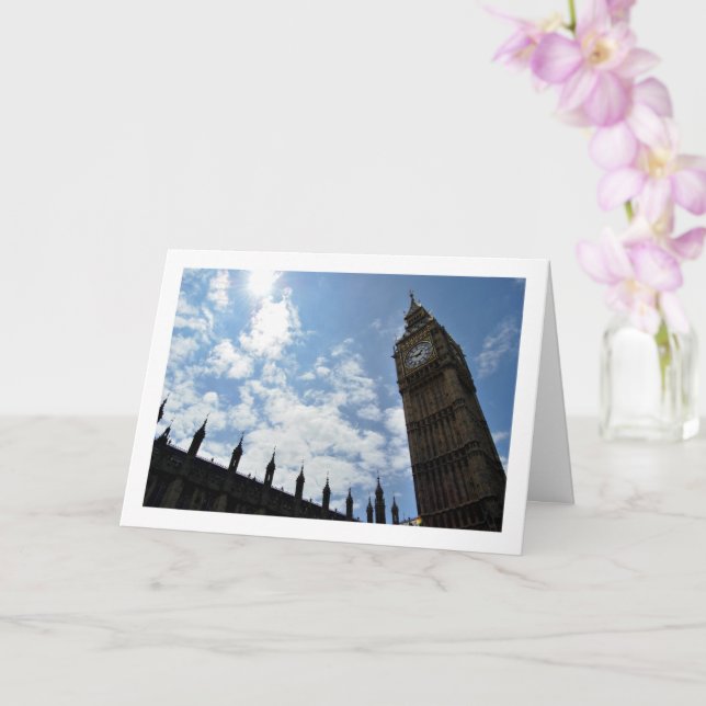 Palast Westminster, The Elizabeth Tower, London Karte (Orchidee)