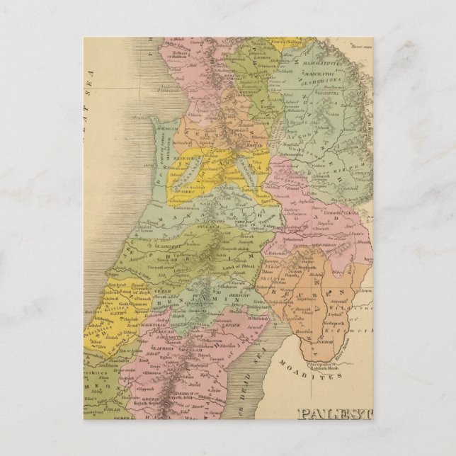 Palästina 3 postkarte (Vorderseite)