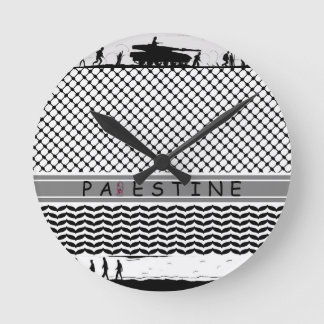 PALÄSTINA Acryl-Wanduhr Runde Wanduhr