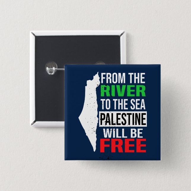 Palästina-Anti-Apartheid Gaza Palästina Button (Vorne & Hinten)