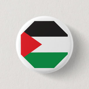 Palästina-Button, Patriotische Palästinensische Fl Button