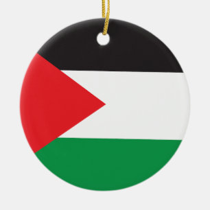 Palästina-Button, Patriotische Palästinensische Fl Keramik Ornament