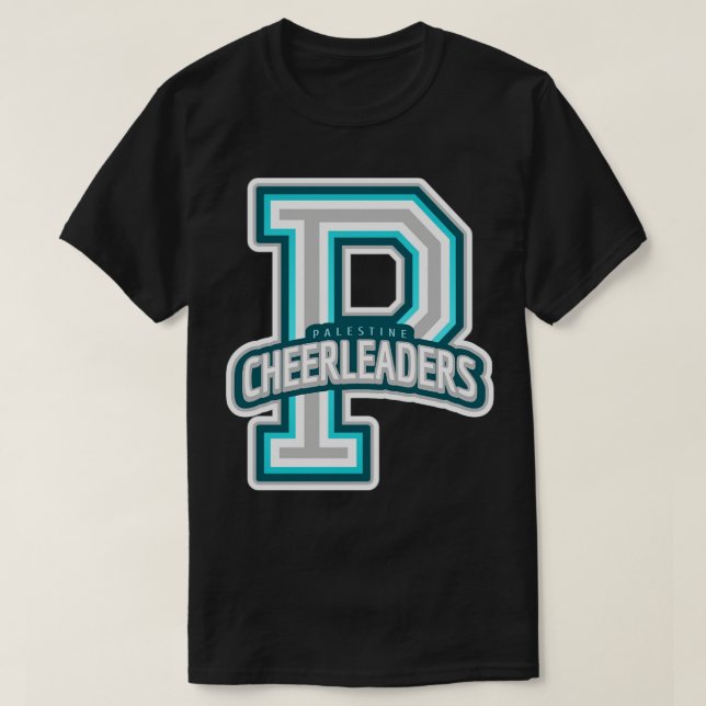 Palästina Cheerleader T-Shirt (Design vorne)