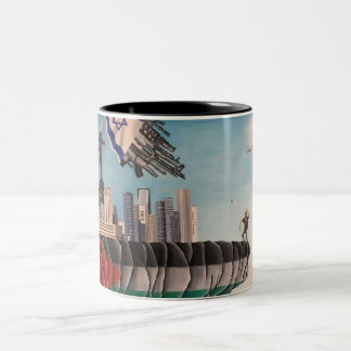 Palästina Coffee Cup Zweifarbige Tasse