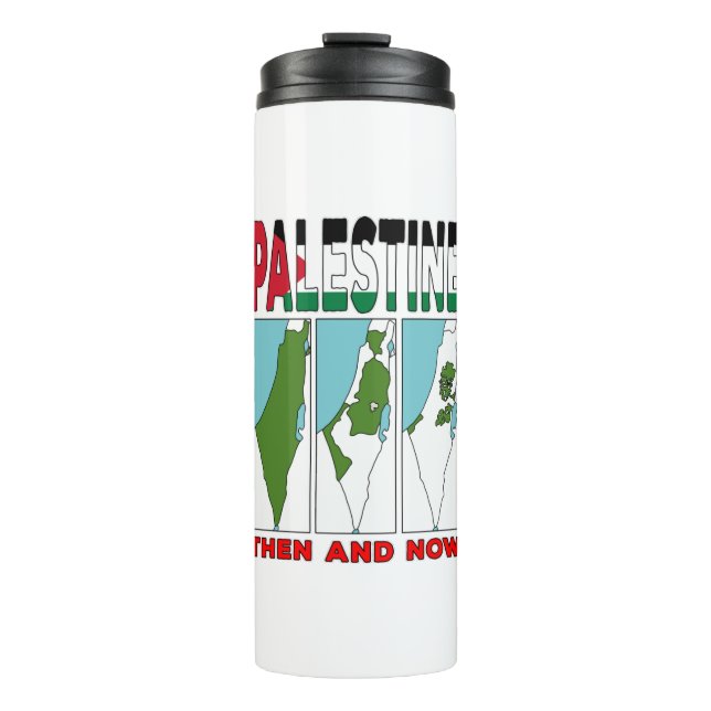 Palästina damals und heute thermosbecher (Vorderseite)