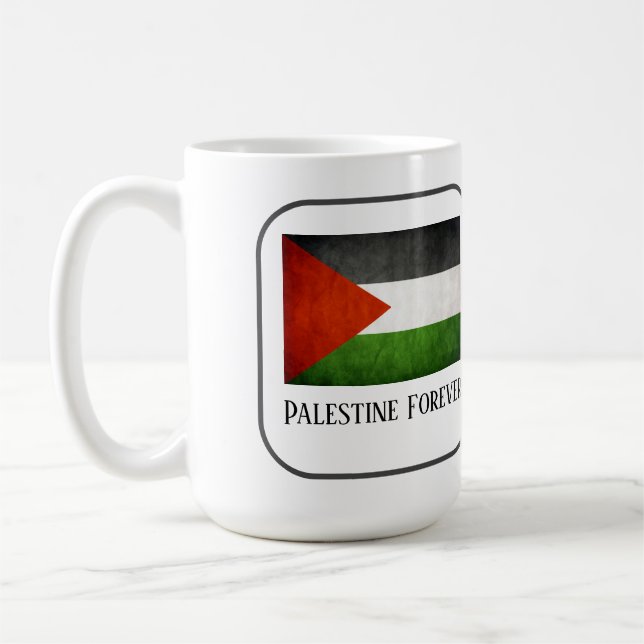 Palästina-Flag-Tasse Kaffeetasse (Links)