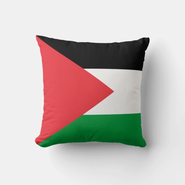 Palästina-Flagge Amerikas MoJo-Pillow Kissen (Vorderseite)