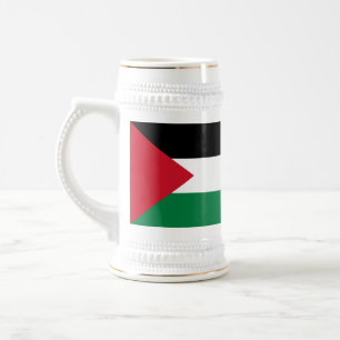 Palästina-Flagge Bierglas