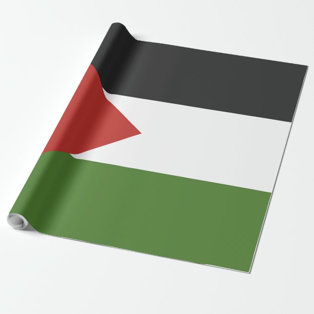 Palästina-Flagge Geschenkpapier (Ungerollt)