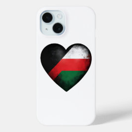 Palästina-Flagge Herzchen für das freie Palästina Case-Mate iPhone Hülle
