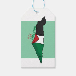 Palästina-Flagge in seiner Landkarte, Besuch Paläs Geschenkanhänger