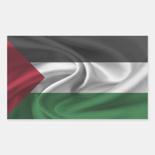 Palästina-Flagge Rechteckiger Aufkleber