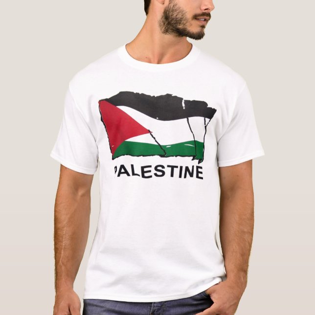 Palästina-Flagge T-Shirt (Vorderseite)