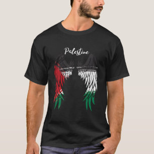 Palästina-Flagge Vater auf der Rückseite palästine T-Shirt