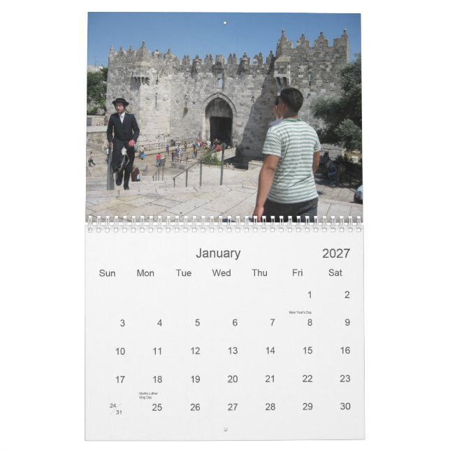Palästina-Fotografie-Kalender Kalender (Jan 2027)