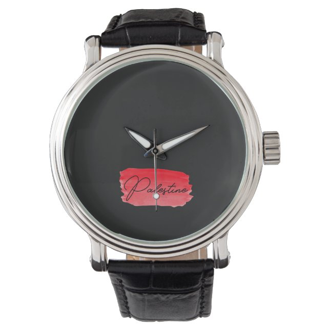 Palästina Gaza frei Armbanduhr (Vorderseite)