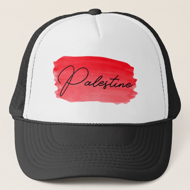 Palästina Gaza frei Truckerkappe (Vorderseite)