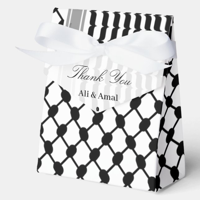 Palästina Hatta Keffiyeh Vielen Dank für Ihre Hoch Geschenkschachtel (Vorderseite)