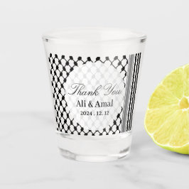 Palästina Hatta Keffiyeh Vielen Dank Gastgeschenk  Schnapsglas