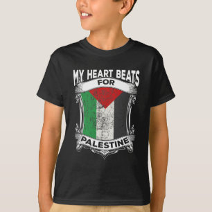 Palästina Herz-Gaza-Frieden palästinensische Wur T-Shirt