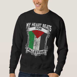 Palästina Herz-Gaza-Frieden palästinensische Wurze Sweatshirt