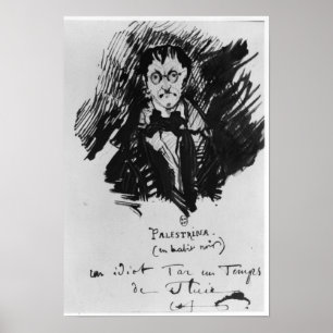 Palästina in einem schwarzen Anzug Poster