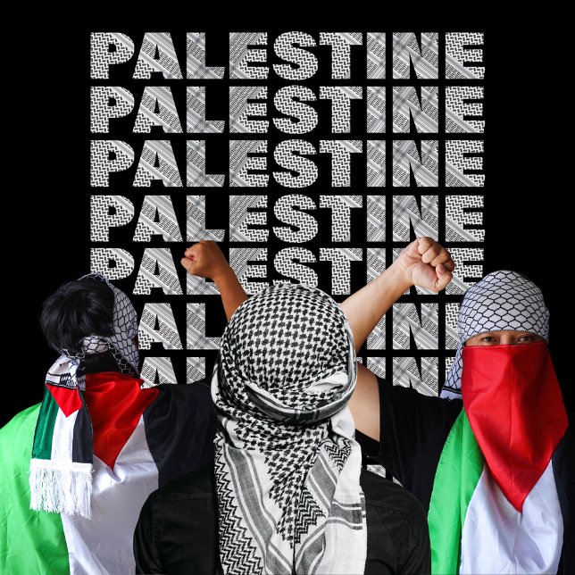 Palästina in palästinensischer Scharfzeichnung | G T-Shirt (Pro Palestine T-shirt In Keffiyeh Design , Save Palestine, Save Gaza)