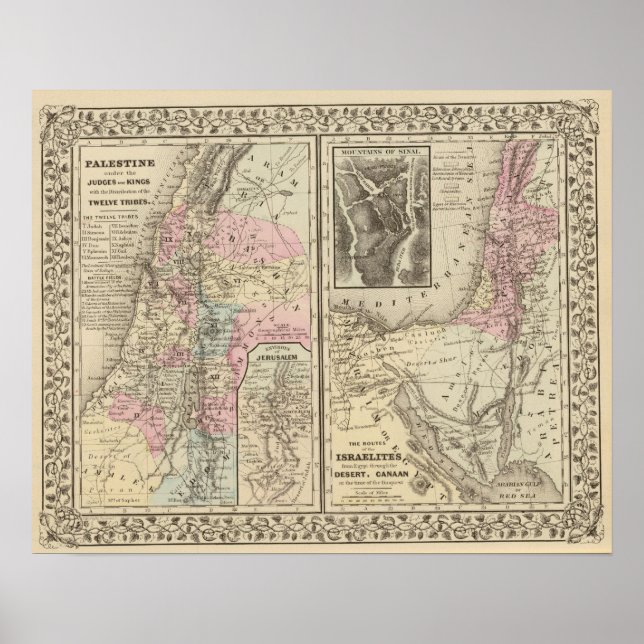 Palästina, Israeliten Poster (Vorne)