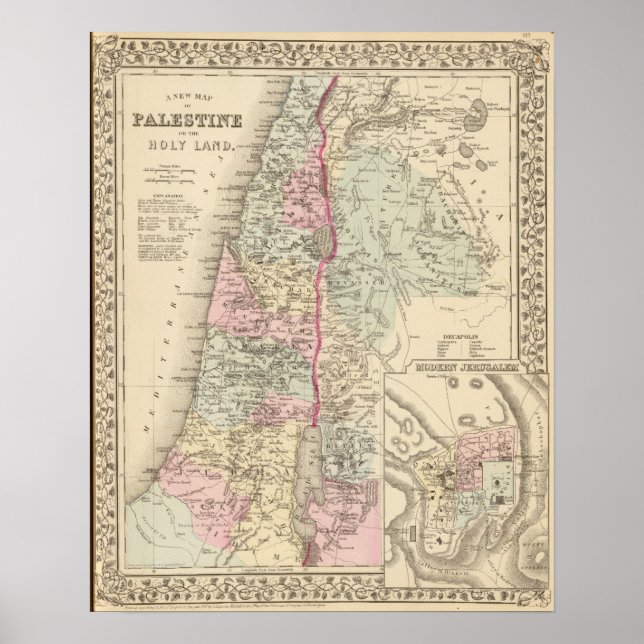 Palästina, Jerusalem Poster (Vorne)