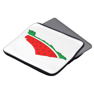 Palästina Karte Watermelon Symbol der Freiheit Laptopschutzhülle