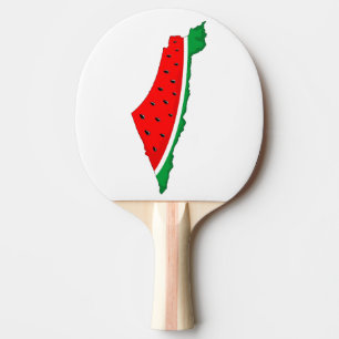 Palästina Karte Watermelon Symbol der Freiheit Tischtennis Schläger