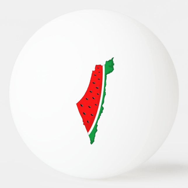 Palästina Karte Watermelon Symbol der Freiheit Tischtennisball (Vorderseite)