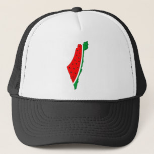 Palästina Karte Watermelon Symbol der Freiheit Truckerkappe