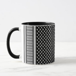 Palästina Kufiya Black Keffiyeh Tasse