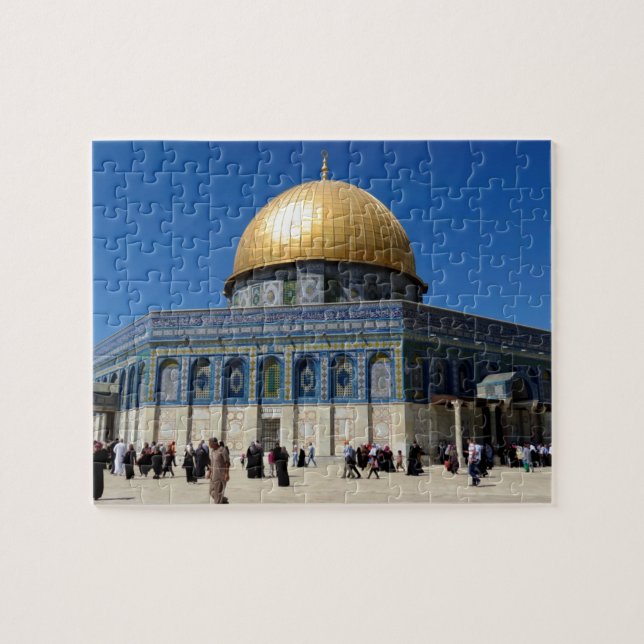 Palästina: Kuppel des Felsen in Jerusalem Puzzle (Horizontal)