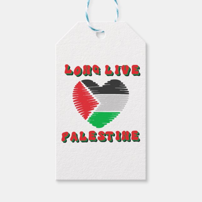 Palästina lange leben geschenkanhänger (Vorderseite)