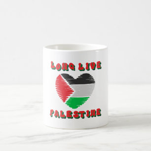 Palästina lange leben kaffeetasse