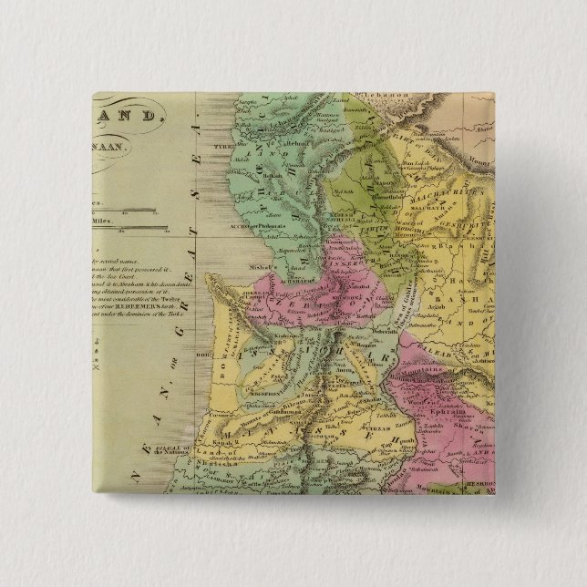 Palästina oder das heilige Land Button (Vorderseite)