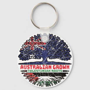 Palästina Palästina Australian Australia Tree Schlüsselanhänger