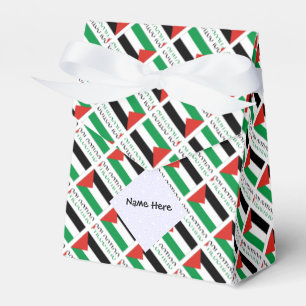 Palästina Palästinensische Flagge gekachelt person Geschenkschachtel